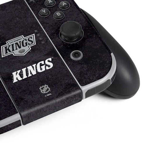 NHL Los Angeles Kings Distressed Nintendo Switch OLED (2021) Skin